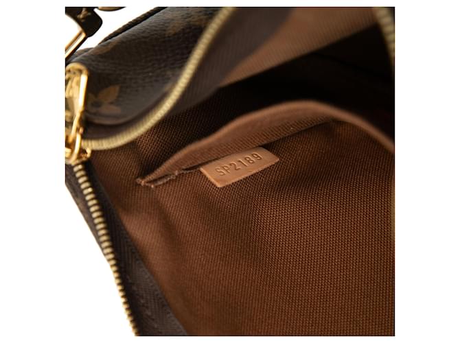 Louis Vuitton Marrone Monogram Multi Pochette Accessoires - vista 6