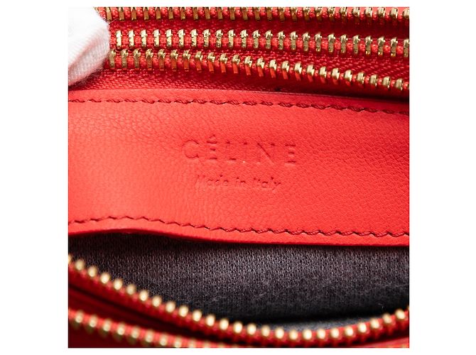 Céline Celine Trio Crossbody in agnello rosa misura Small - vista 5
