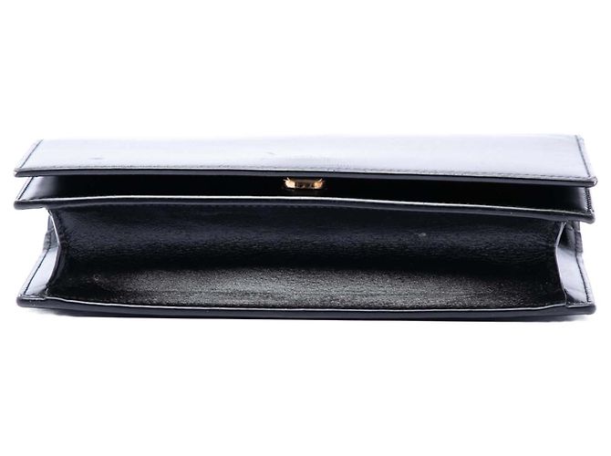 Borsa a tracolla Saint Laurent in pelle nera Nero - vista 3
