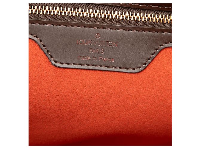 Louis Vuitton Marrone Damier Ebene Manosque GM - vista 5
