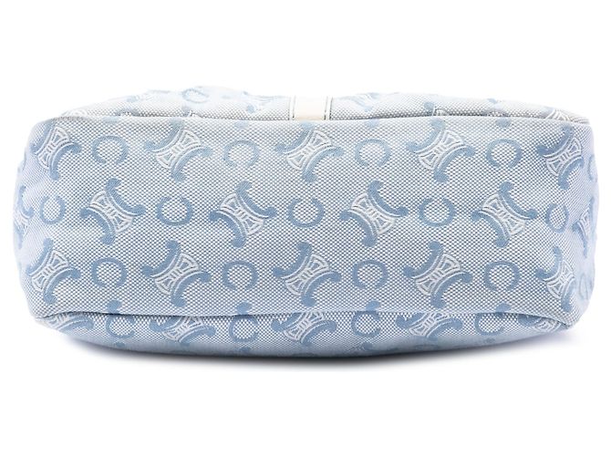 Céline Celine Blue C Macadam Canvas Crossbody Blu chiaro - vista 3