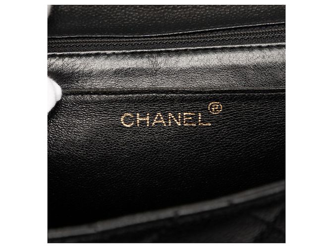 Bolso Chanel Black CC Quilted Caviar Kelly Top Handle Negro - vista 5