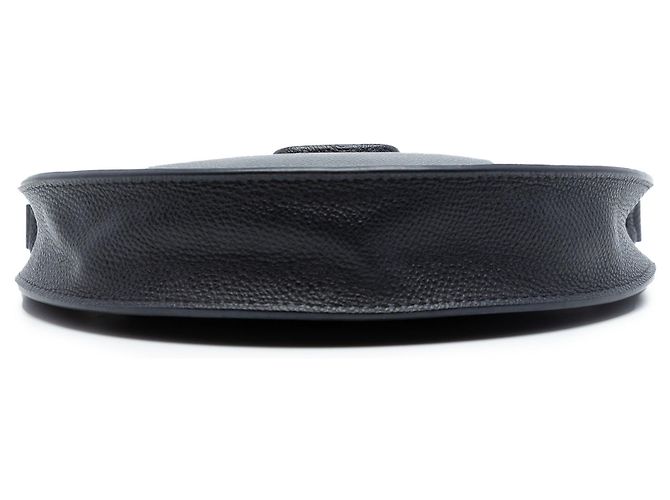 Valentino Borsa Hobo VLogo in vitello granulato nero mini - vista 3