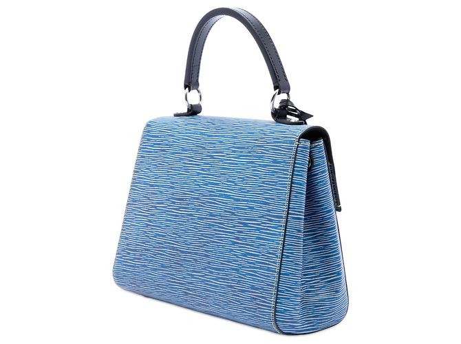 Louis Vuitton Cluny BB in Epi Denim blu - vista 2