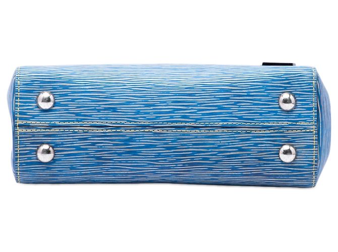 Louis Vuitton Cluny BB in Epi Denim blu - vista 3
