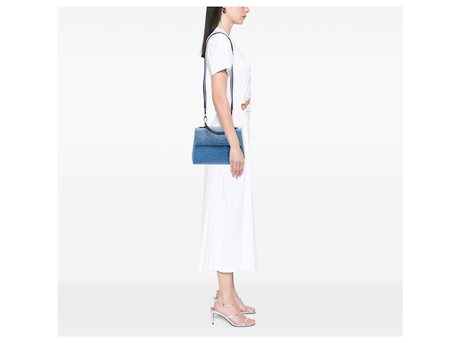 Louis Vuitton Cluny BB in Epi Denim blu - vista 6