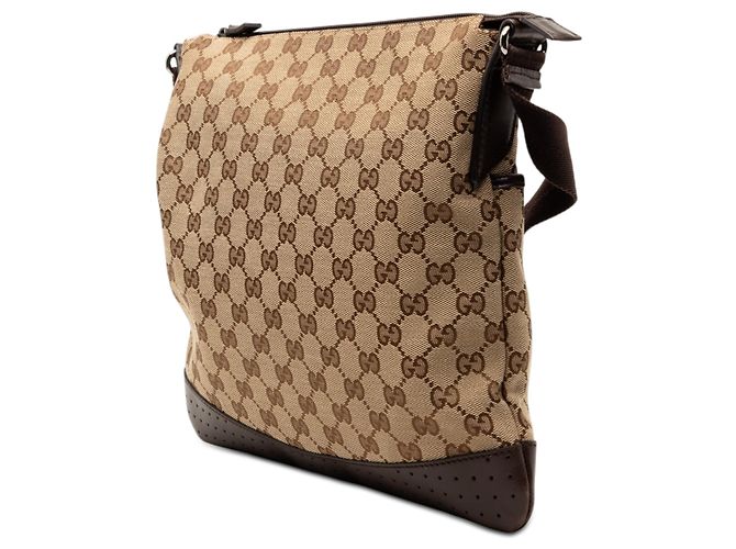 Gucci Beige GG Canvas Crossbody - vista 2