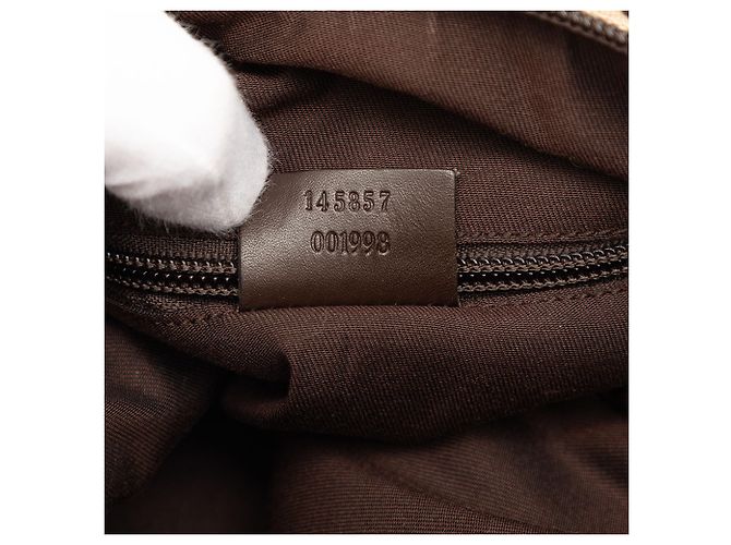 Gucci Beige GG Canvas Crossbody - vista 6