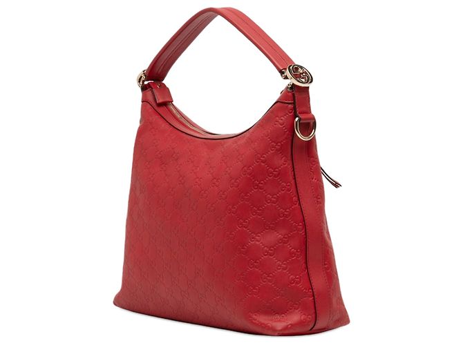 Borsa hobo Gucci Red Small Guccissima Miss GG Rosso - vista 2