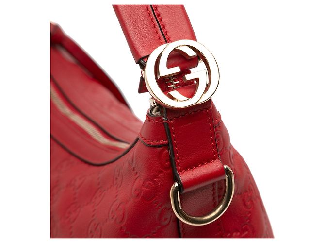 Borsa hobo Gucci Red Small Guccissima Miss GG Rosso - vista 7