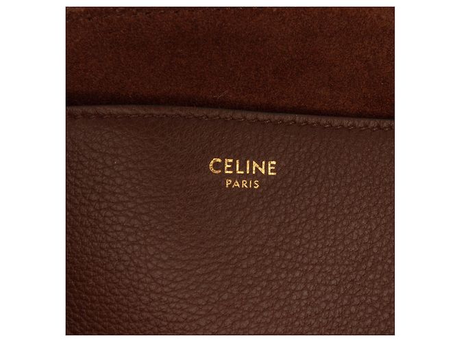 Céline Celine Brown Medium Leather Anita Tote Dark brown - view 5