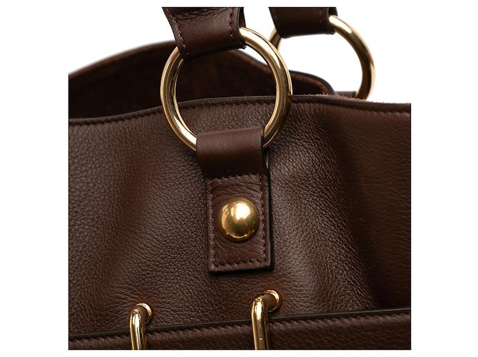 Céline Celine Brown Medium Leather Anita Tote Dark brown - view 6