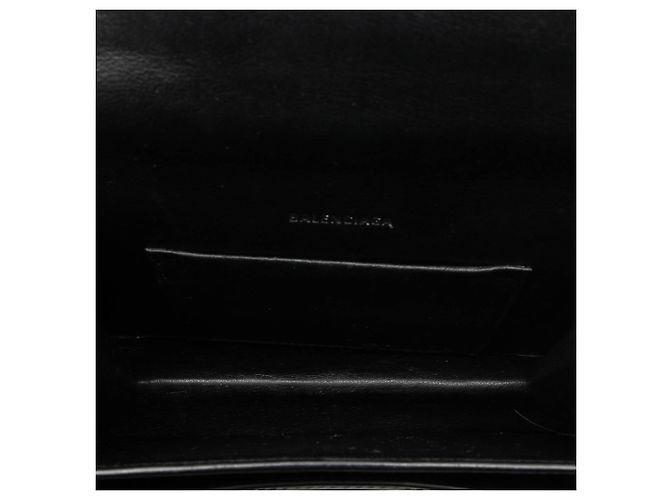 Borsa a mano Sharp in pelle nera Balenciaga XS Nero - vista 4