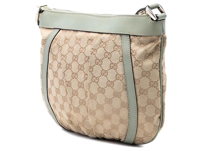 Gucci Beige GG Canvas Abbey D Ring Crossbody - vista 2