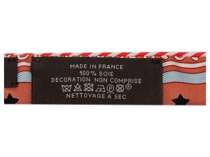Hermès Orange Candy Doll Seidentuch Twilly - Ansicht 2