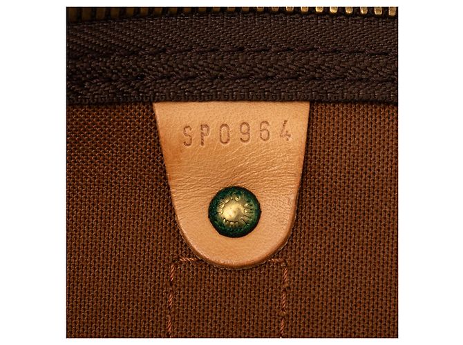 Louis Vuitton Marrone Monogram Keepall 55 - vista 6
