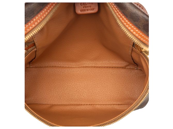16 Céline Celine Vanity Bag aus beschichtetem Canvas in Braun Macadam - Ansicht 4