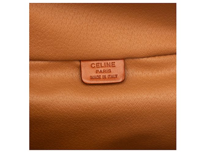 16 Céline Celine Vanity Bag aus beschichtetem Canvas in Braun Macadam - Ansicht 5