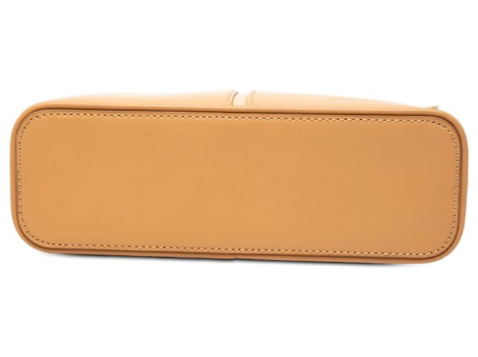 Borsa a tracolla in pelle marrone Burberry Caramello - vista 3