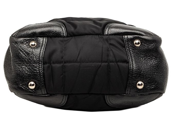 Tote Prada Black Tessuto Cervo Lux 24H Nero - vista 3