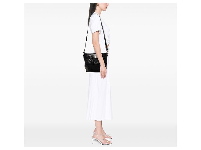 Tote Prada Black Tessuto Cervo Lux 24H Nero - vista 6