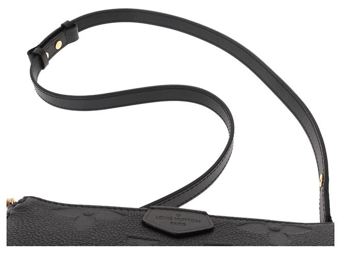 Louis Vuitton Monogram Empreinte Multi Pochette Accessoires Noir Nero - vista 5