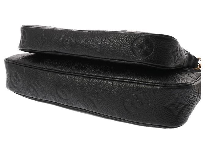 Louis Vuitton Monogram Empreinte Multi Pochette Accessoires Noir Nero - vista 6