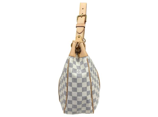 Borsa a tracolla Louis Vuitton Galliera PM Damier Azur Bianco - vista 4