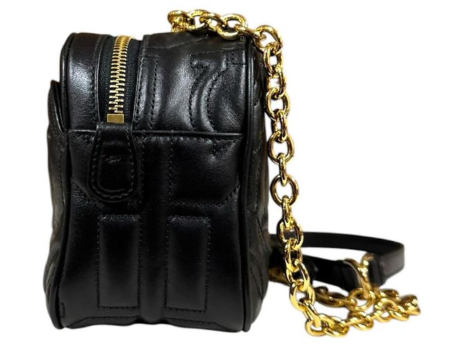 Borsa a tracolla Salvatore Ferragamo Gancini Nero - vista 5