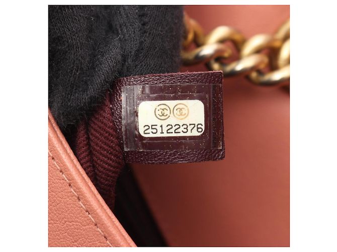Borsa a tracolla Chanel Matelassé in pelle rosa - vista 5