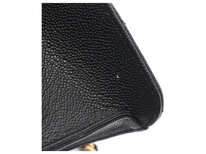 Borsa a Spalla Chanel Matelassé Small Flap Nero - vista 10