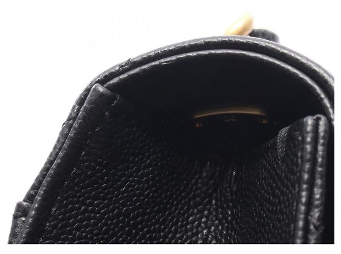 Borsa a Spalla Chanel Matelassé Small Flap Nero - vista 11