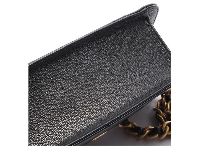 Borsa a Spalla Chanel Matelassé Small Flap Nero - vista 7
