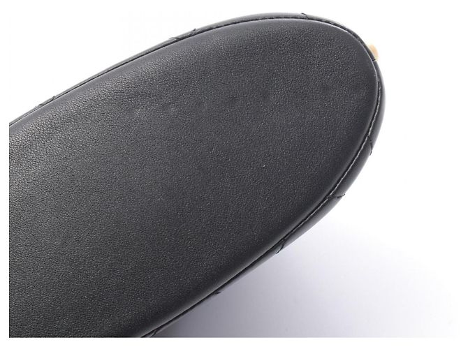 Borsa a tracolla Chanel Matelassé Faux Pearl Nero - vista 10
