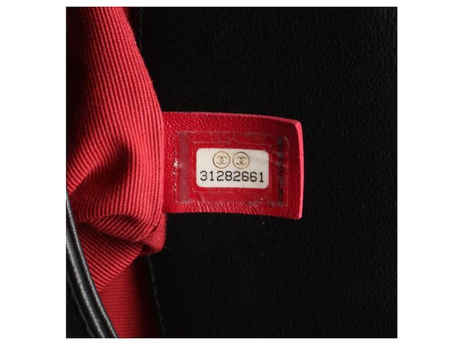Borsa a tracolla Chanel Matelassé Faux Pearl Nero - vista 5