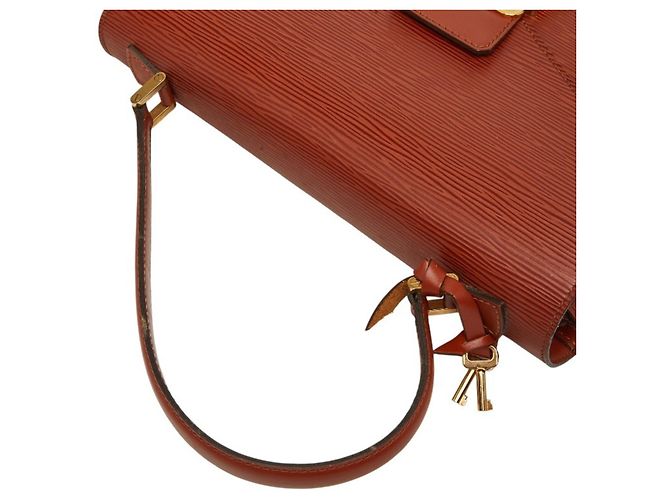 Borsa Louis Vuitton Epi Concorde Marrone - vista 10