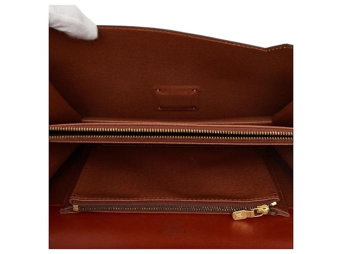 Borsa Louis Vuitton Epi Concorde Marrone - vista 11