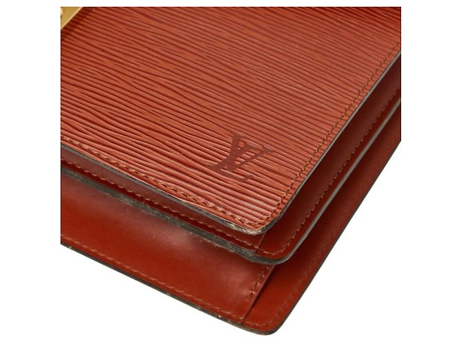 Borsa Louis Vuitton Epi Concorde Marrone - vista 5