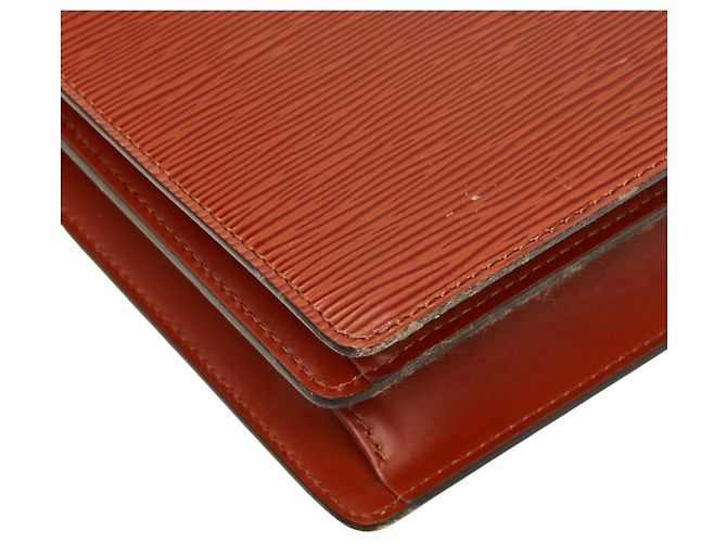 Borsa Louis Vuitton Epi Concorde Marrone - vista 6