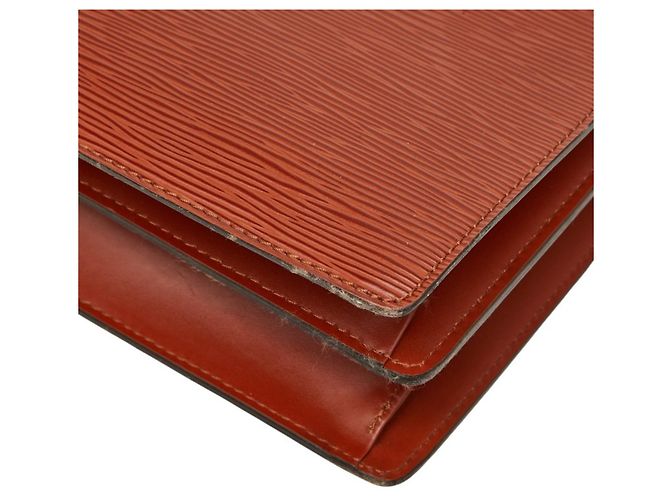 Borsa Louis Vuitton Epi Concorde Marrone - vista 7