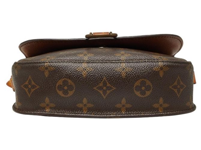 Borsa a Spalla Louis Vuitton Monogram Mini Saint Cloud Marrone - vista 3