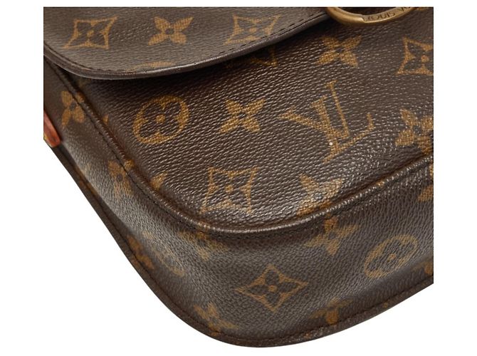 Borsa a Spalla Louis Vuitton Monogram Mini Saint Cloud Marrone - vista 4