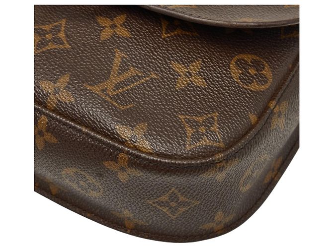 Borsa a Spalla Louis Vuitton Monogram Mini Saint Cloud Marrone - vista 5