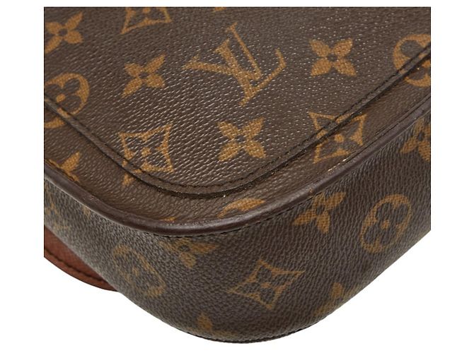 Borsa a Spalla Louis Vuitton Monogram Mini Saint Cloud Marrone - vista 7