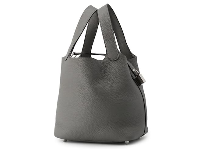 Hermès Borsa Hermes Picotin Lock PM Marrone - vista 2
