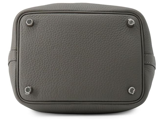 Hermès Borsa Hermes Picotin Lock PM Marrone - vista 3