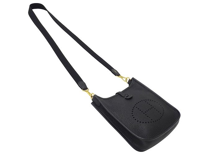 Hermès Borsa Hermes Evelyne TPM Nero - vista 4