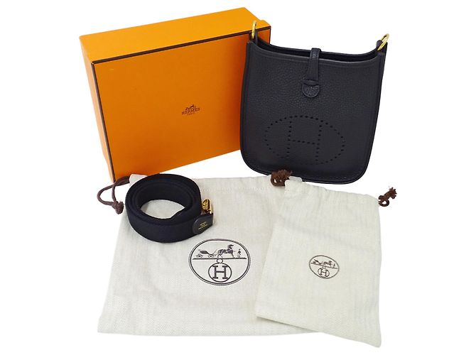 Hermès Borsa Hermes Evelyne TPM Nero - vista 8