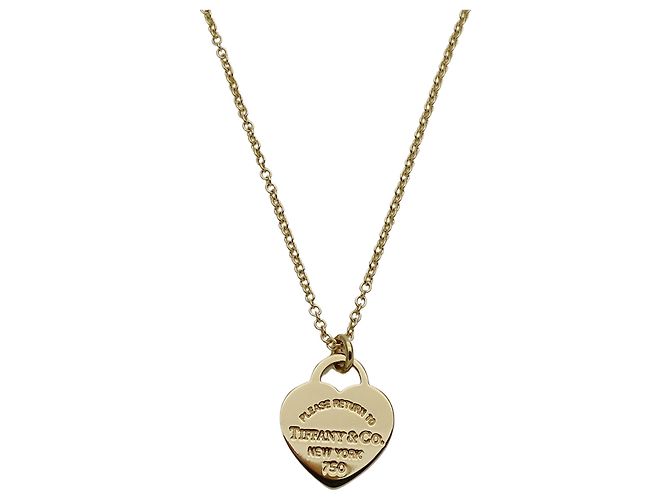 Collana Tiffany & Co. Mini Heart Tag in oro giallo 18K D'oro - vista 2
