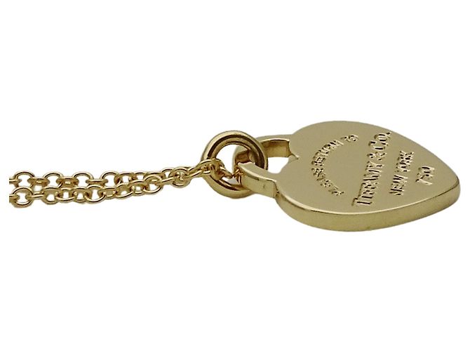 Collana Tiffany & Co. Mini Heart Tag in oro giallo 18K D'oro - vista 3